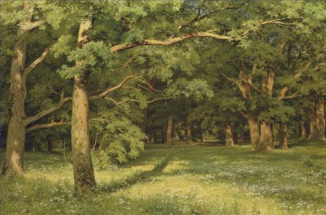森林伐採の古典的な風景 イワン・イワノビッチ Oil Paintings
